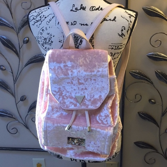 Guess Velvet Pink 🎒 BackPack - Picture 2 of 5